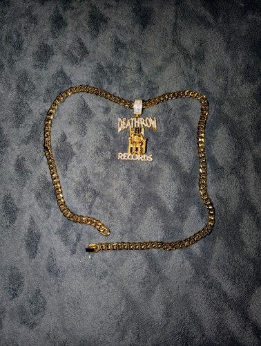 Catena con ciondolo deathrow - con,
