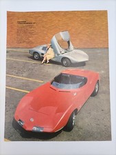 Clipping Ritaglio Illustrazione 1964 CHEVROLET CORVAIR MONZA GT