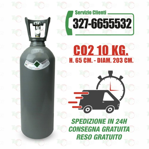 Bombola co2 kg con - bombola,