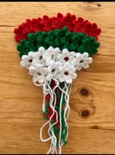 Confezione fiori uncinetto - confezione, 24