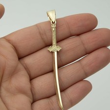 Ciondolo spada lucida 3" vero