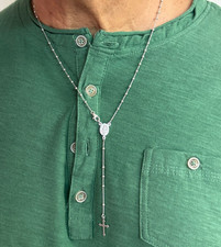 Rosario Argento 925 Nickel