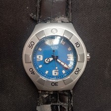 Vintage Swatch Irony Scuba 200 Swiss Hour/Date quadrante blu