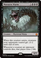 Massacre Wurm - Foil Near Mint