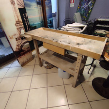 Banco da falegname / tavolo da lavoro ,Solido con cassetto E Morsa 