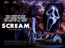 SCREAM 1996 quad poster stampa