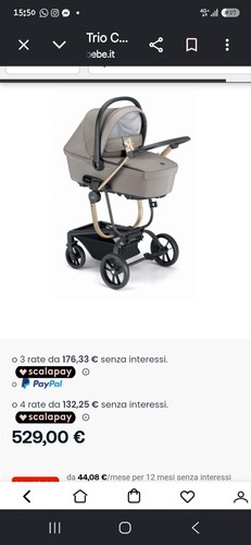 Passeggino trio usato ovetto - usato, 2
