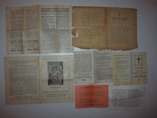 7 OPUSCOLI ANTICHE PREGHIERE-SUPPLICHE-ROSARIO-STELLARIO-RICHIESTA GRAZIE-ANIME