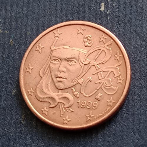 Francia cent 1999 rara - francia, 1