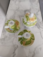 Thun Coppia Tazze Jardin con Zuccheriera Thun No Scatola