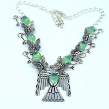 Collana aquila pietra preziosa