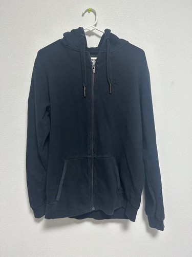 Felpa nera con - e, zip