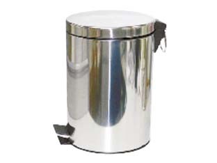 Pattumiera acciaio inox con - in,