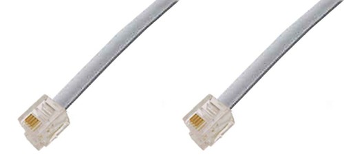 Cavo telefono grigio - -,