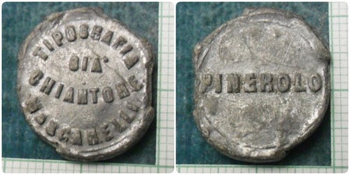 Gettone piombo - mr_p_26, gettone/piombo/
