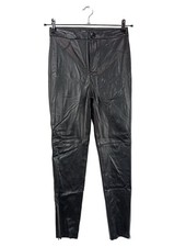 ZARA Pantaloni in ecopelle
