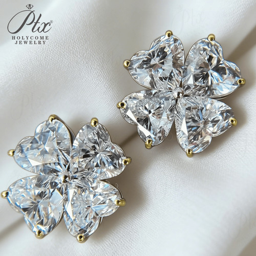 Orecchini donna moissanite 2 - orecchini, 1,2