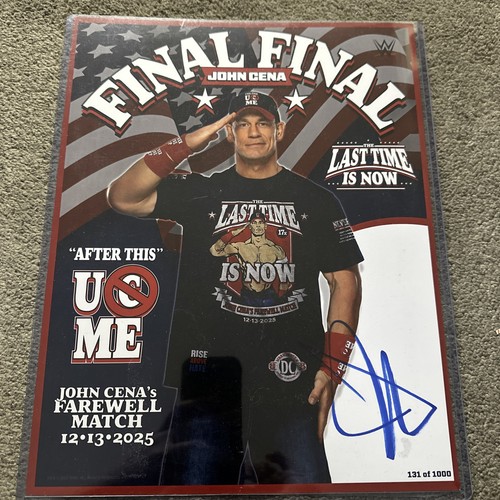 Wwe john cena signed - john,