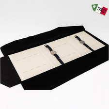 Rotolo Porta Orologi 12 Posti – 3 Basi Rigide con Elastici – Made in ItalyRotolo