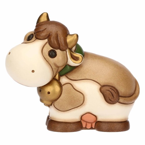 Mucca fiorella ceramica - mucca, in