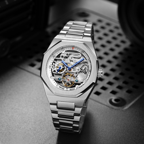 Orologio automatico lucido