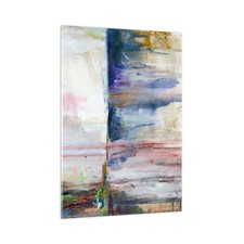 Quadro su Vetro 50x70cm Astrazione Pitture Olio Stampe Immagini Moderni Murale