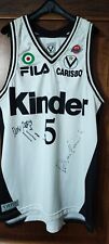 MAGLIA AUTOGRAFATA RARISSIMA ORIGINALE VIRTUS KINDER DI PREDRAG SASHA DANILOVIC