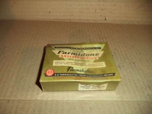 Vecchia scatola farmaco - vecchia,