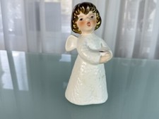 Statua Goebel porcellana angelo da collezione candelabro 19 cm ottime condizi...