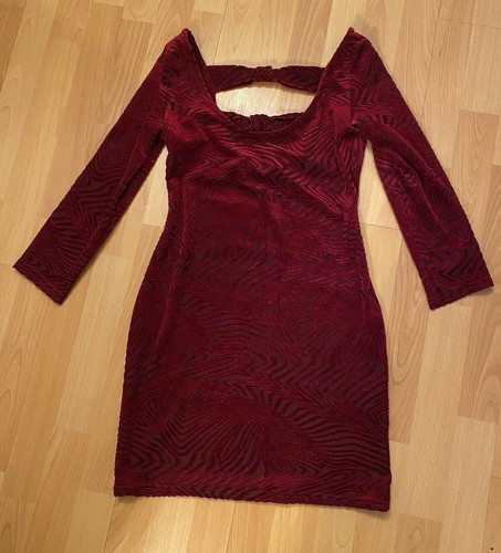 Mini abito rosso bodycon