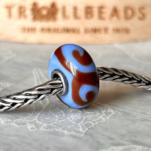 Trollbeads ornamento blu opaco - trollbeads,
