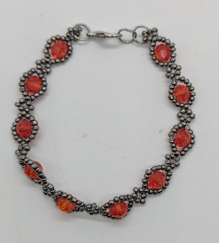 Bracciale perline vetro - bracciale,