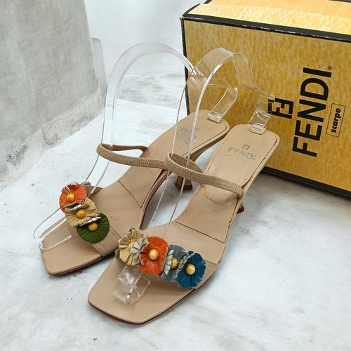 Fendi sandali motivo floreale - motivo,