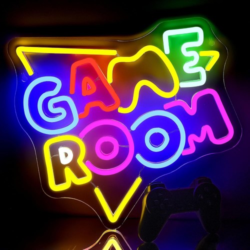 Game room insegna neon da - game,