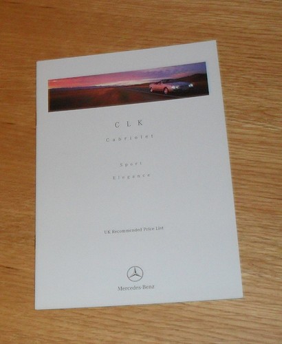 Listino prezzi mercedes clk - listino,