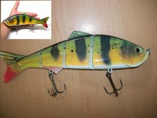 1 minnow esche artificiali snodate   250 mm 150  gr. swimbait 4 sez