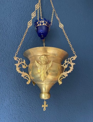 Lampada santuario bronzo - lampada, da