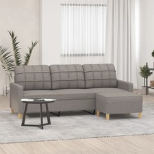 Seater sofa with footstool - sofa,