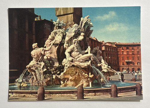 Cartolina piazza navona roma - cartolina,
