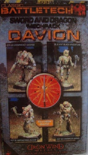 Battletech miniatures spada - battletech,