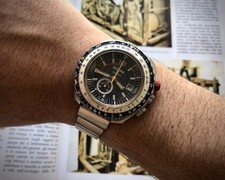 Orologio Cronografo Sicura Breitling Chrono Vintage Watch Original Bracelet