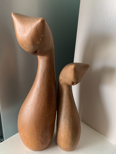 Mid century modern - teak, carved