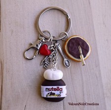 Portachiavi pane e nutella in