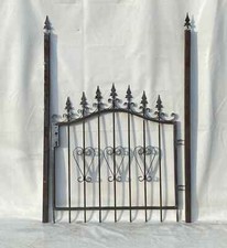 Set porta da giardino in ferro