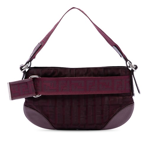 Fendi zucca nylon pochette - fendi,
