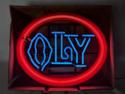 Insegna vintage oly - vintage,