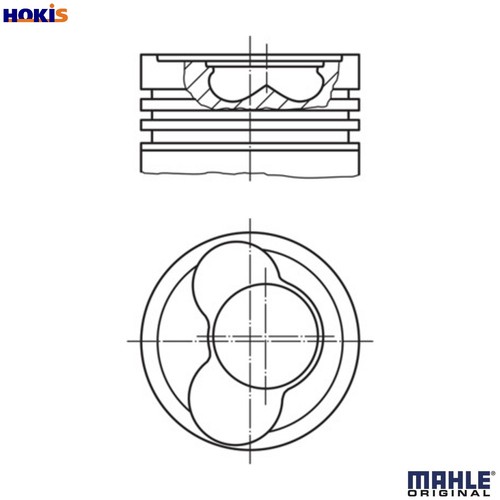 Pistone 030 std per - pistone,