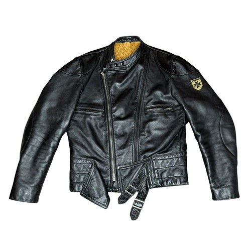 Giacca moto pelle nera - , harro