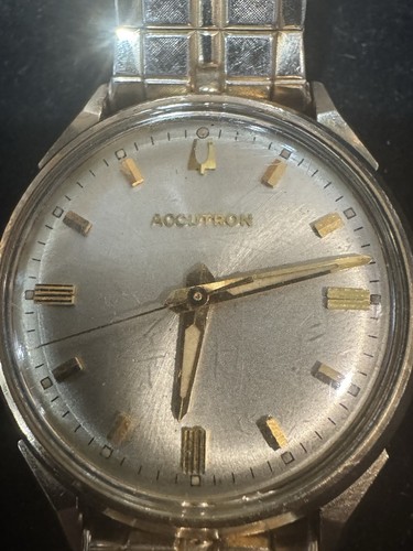 Bulova accutron 10k gold - bulova,