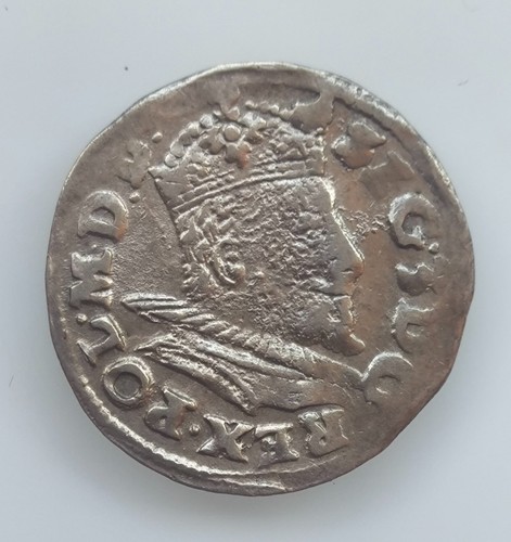 Moneta polonia grosze 1596 - moneta,